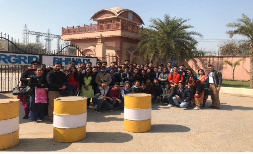 Group photo at Powergrid Bhiwadi
