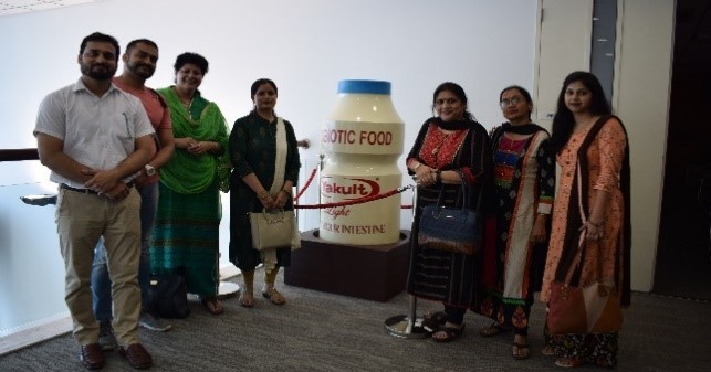 Faculty at Yakult factory